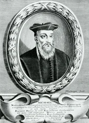 Retrato de Michel de Nostredame (Nostradamus) (1503-66)